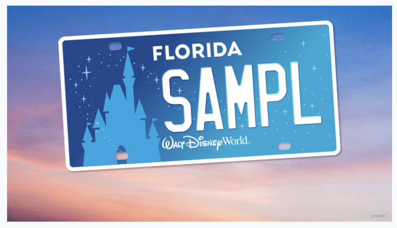 Disney Specialty Plate